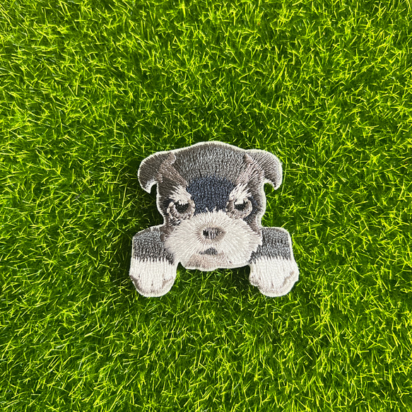 かわいい ワンちゃん フレンチブルドッグ 犬 アイロンワッペン 刺繍ワッペン 1枚