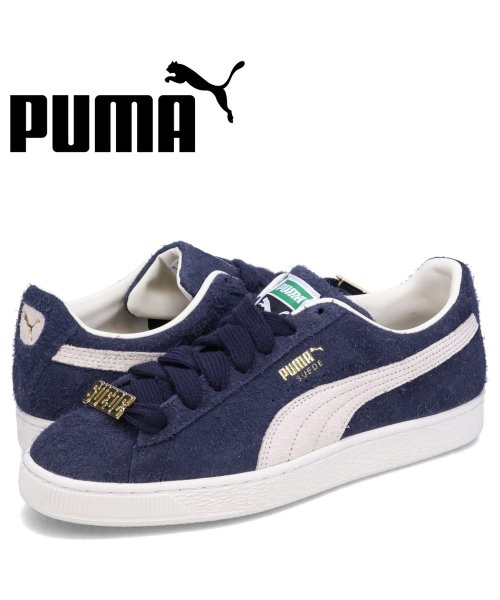 PUMA プーマ スウェード ファットレース スニーカー メンズ スエード SUEDE FAT LACE ネイビー 393167－01