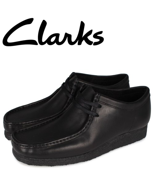 クラークス CLARKS ワラビーブーツ メンズ WALLABEE BOOT ブラック 黒 26155514