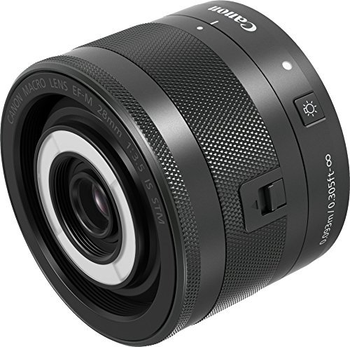 Canon マクロレンズ EF-M28mm F3.5 IS STM ミラーレス一眼対応 EF-M28/F3.5 M IS STM【中古品】