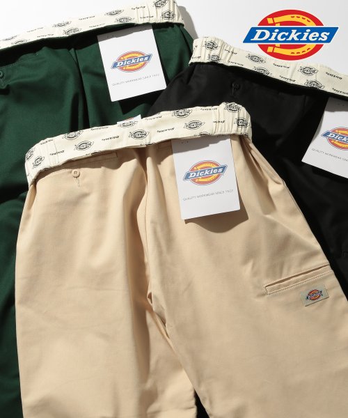 【Dickies / ディッキーズ】ストレッチツイル ダブルニーイージーパンツ ユニセックス ロゴ ワークパンツ 3178－4231