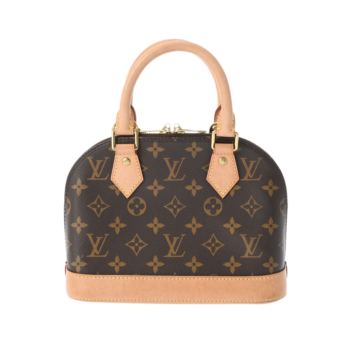 LOUIS VUITTON ルイヴィトン モノグラム アルマ BB スカーフ付 ブラウン M53152 レディース モノグラムキャンバス ハンドバッグ ABランク 中古 