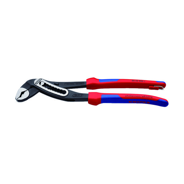 KNIPEX ウォーターポンププライヤー アリゲーター 落下防止付 コンフォートハンドル 300mm 8802-300TBK 1丁（直送品）