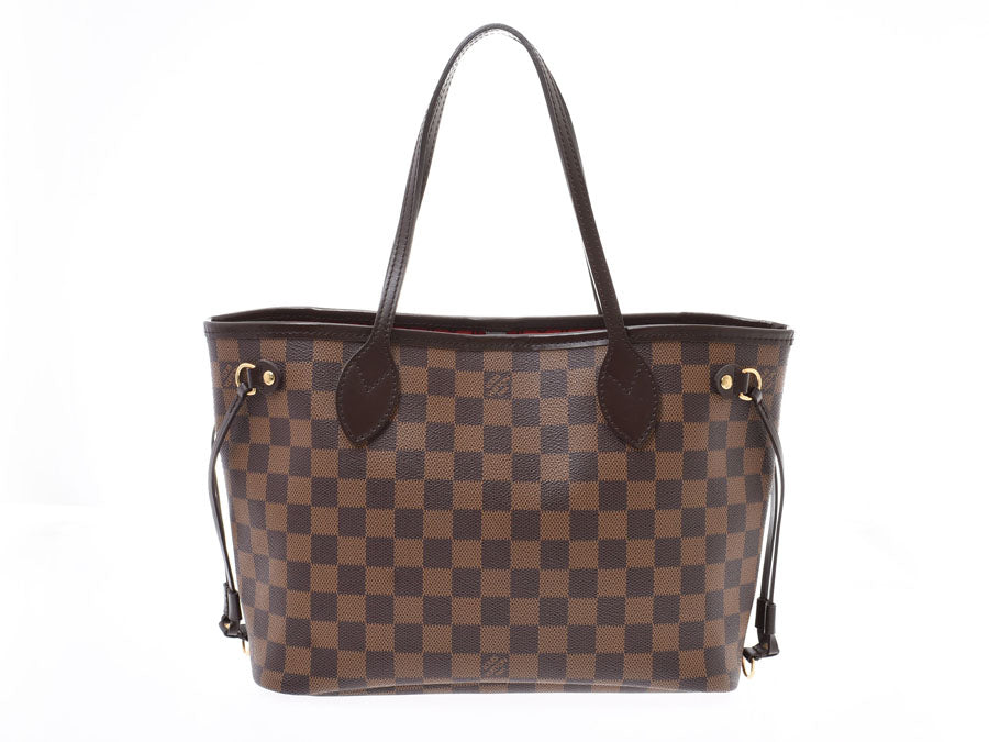 ルイヴィトン ダミエ ネヴァーフルPM ブラウン N51109 旧型 レディース 本革 ハンドバッグ Aランク LOUIS VUITTON 中古 