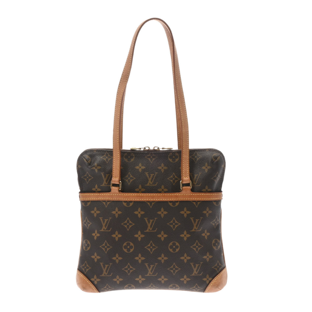 LOUIS VUITTON ルイヴィトン モノグラム クーサン ブラウン M51141 レディース モノグラムキャンバス セミショルダーバッグ Bランク 中古 