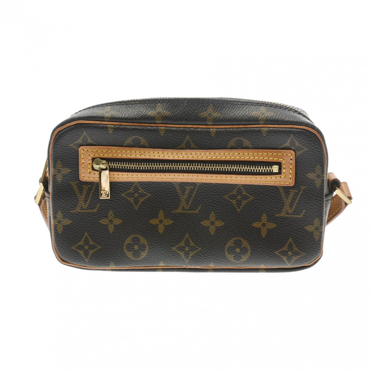 LOUIS VUITTON ルイヴィトン モノグラム ポシェット シテ ブラウン M51183 レディース モノグラムキャンバス ハンドバッグ Bランク 中古 