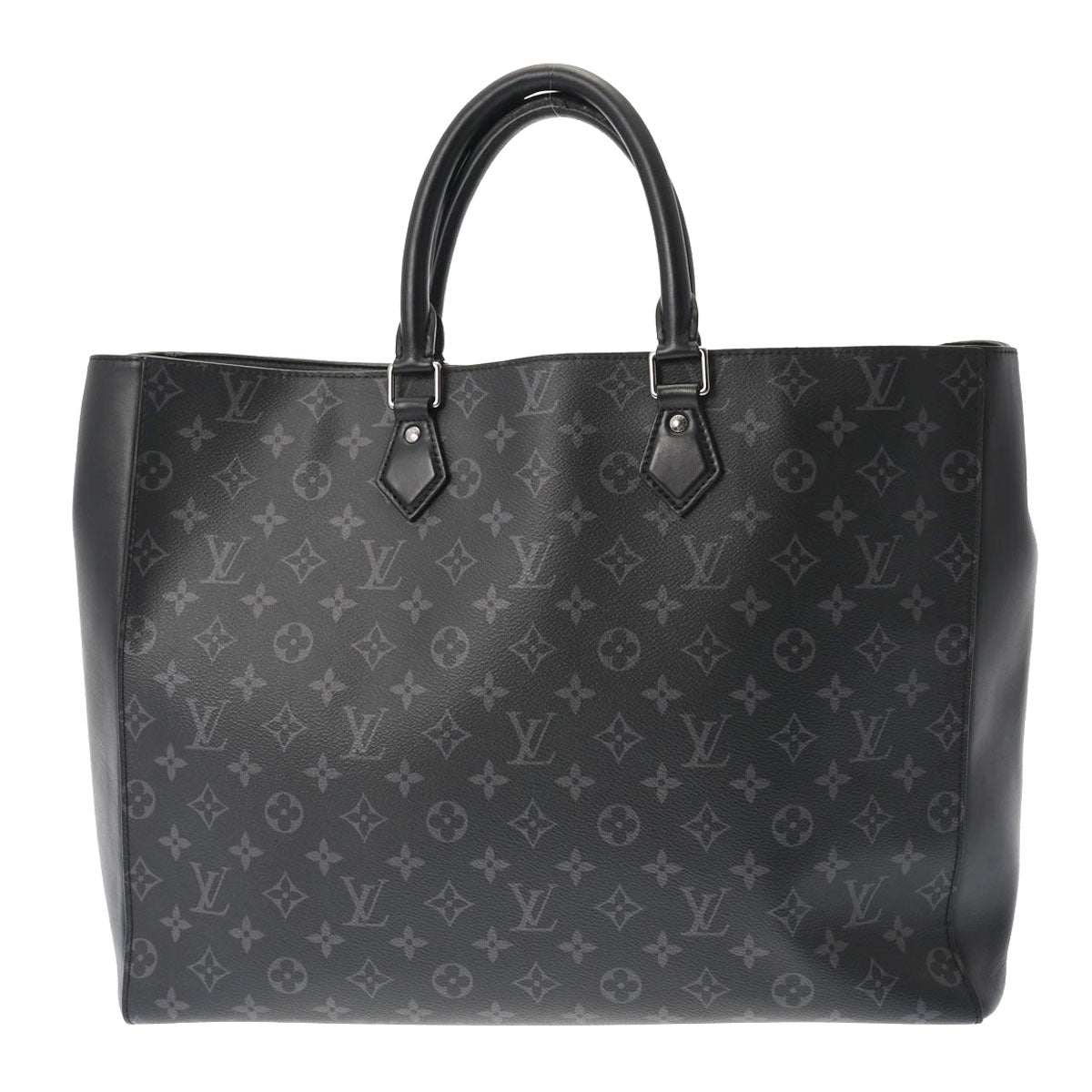 LOUIS VUITTON ルイヴィトン モノグラム エクリプス グランサック 黒/グレー M44733 メンズ モノグラムキャンバス トートバッグ Bランク 中古 