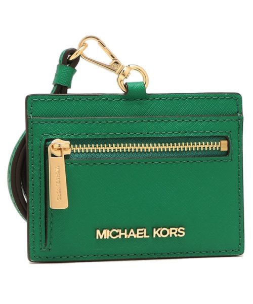 マイケルコース アウトレット カードケース パスケース ジェットセット トラベル グリーン レディース MICHAEL KORS 35S3GTVD3L PLG