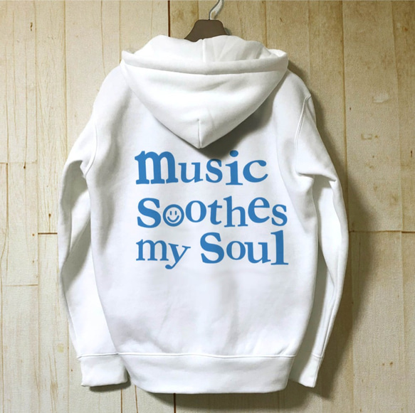 MUSIC SOOTHES MY SOUL / ジップパーカー