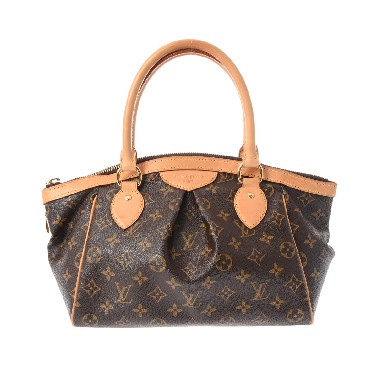 LOUIS VUITTON ルイヴィトン モノグラム ティヴォリ PM ブラウン M40143 レディース モノグラムキャンバス ハンドバッグ ABランク 中古 