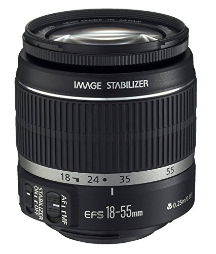 Canon 標準ズームレンズ EF-S18-55mm F3.5-5.6 IS APS-C対応【中古品】