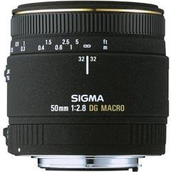 SIGMA 単焦点マクロレンズ MACRO 50mm F2.8 EX DG ニコン用 フルサイズ対応 【!中古品!】