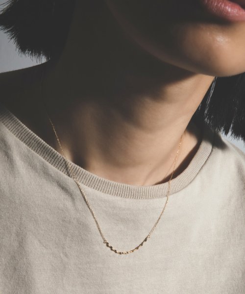 【les bon bon / ルボンボン】drop victoria necklace  yellow gold ドロップヴィクトリアネックレス 10金 10K