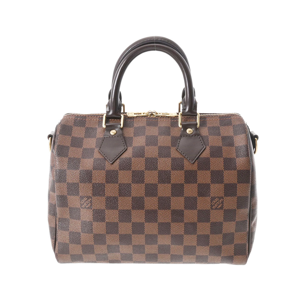 LOUIS VUITTON ルイヴィトン ダミエ スピーディバンドリエール25  ブラウン N41368 レディース ダミエキャンバス ハンドバッグ ABランク 中古 