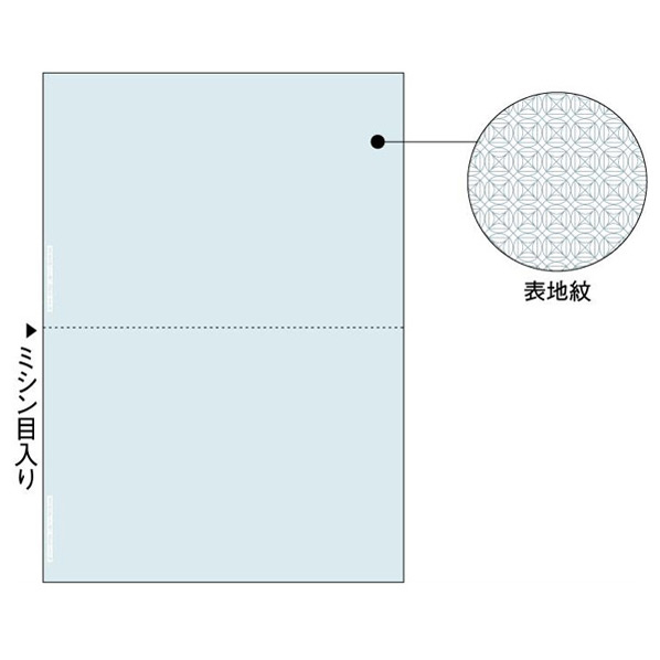 ヒサゴ マルチプリンタ帳票 A4 地紋 2面 BP2008