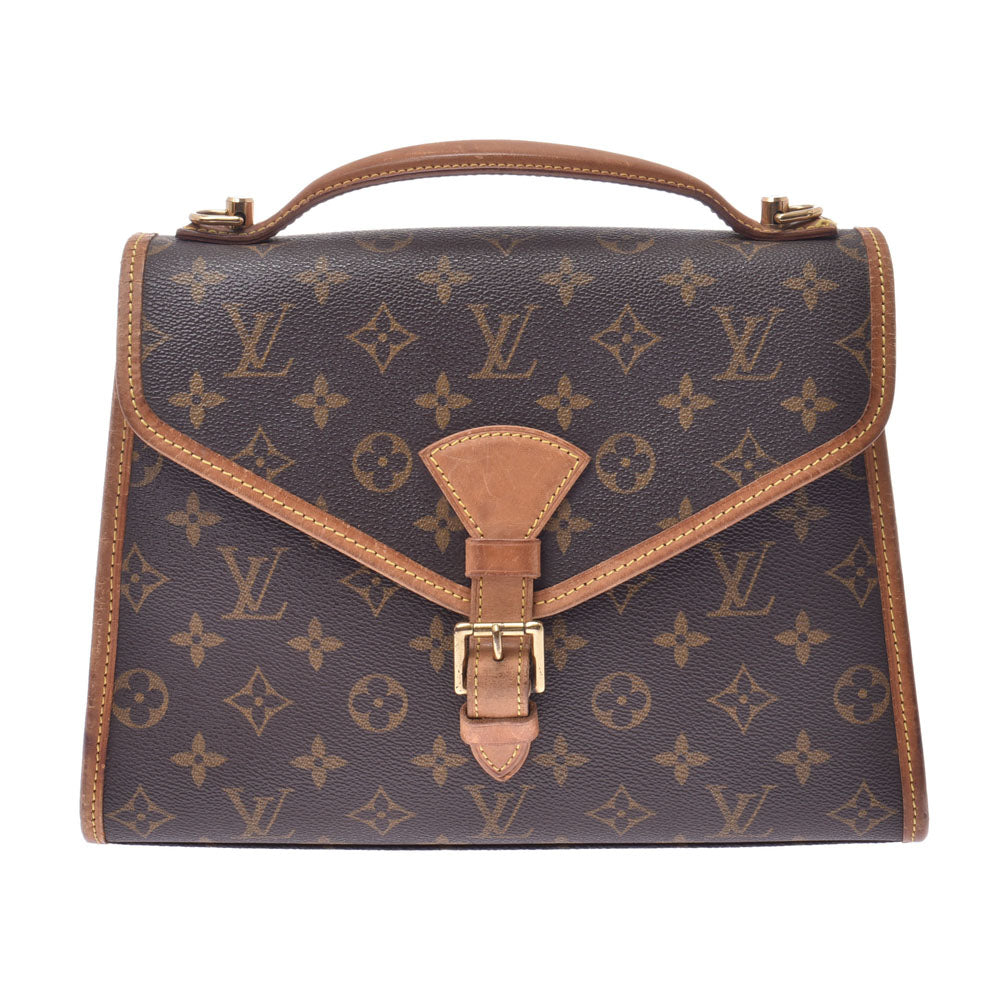 LOUIS VUITTON ルイヴィトンベルエア  モノグラム ブラウン ユニセックス モノグラムキャンバス 2WAYバッグ M51122  中古