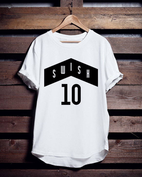 バスケTシャツ「SWISH ACE」