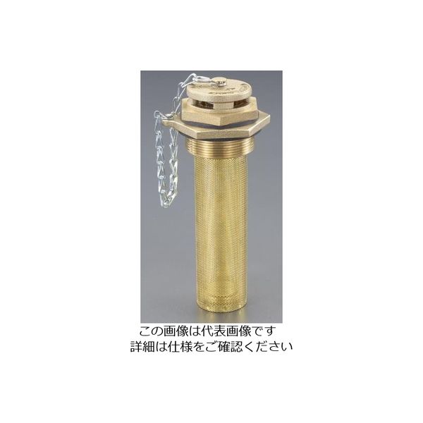 エスコ 2”NPT ドラム缶空気弁 EA991JG-2 1個（直送品）