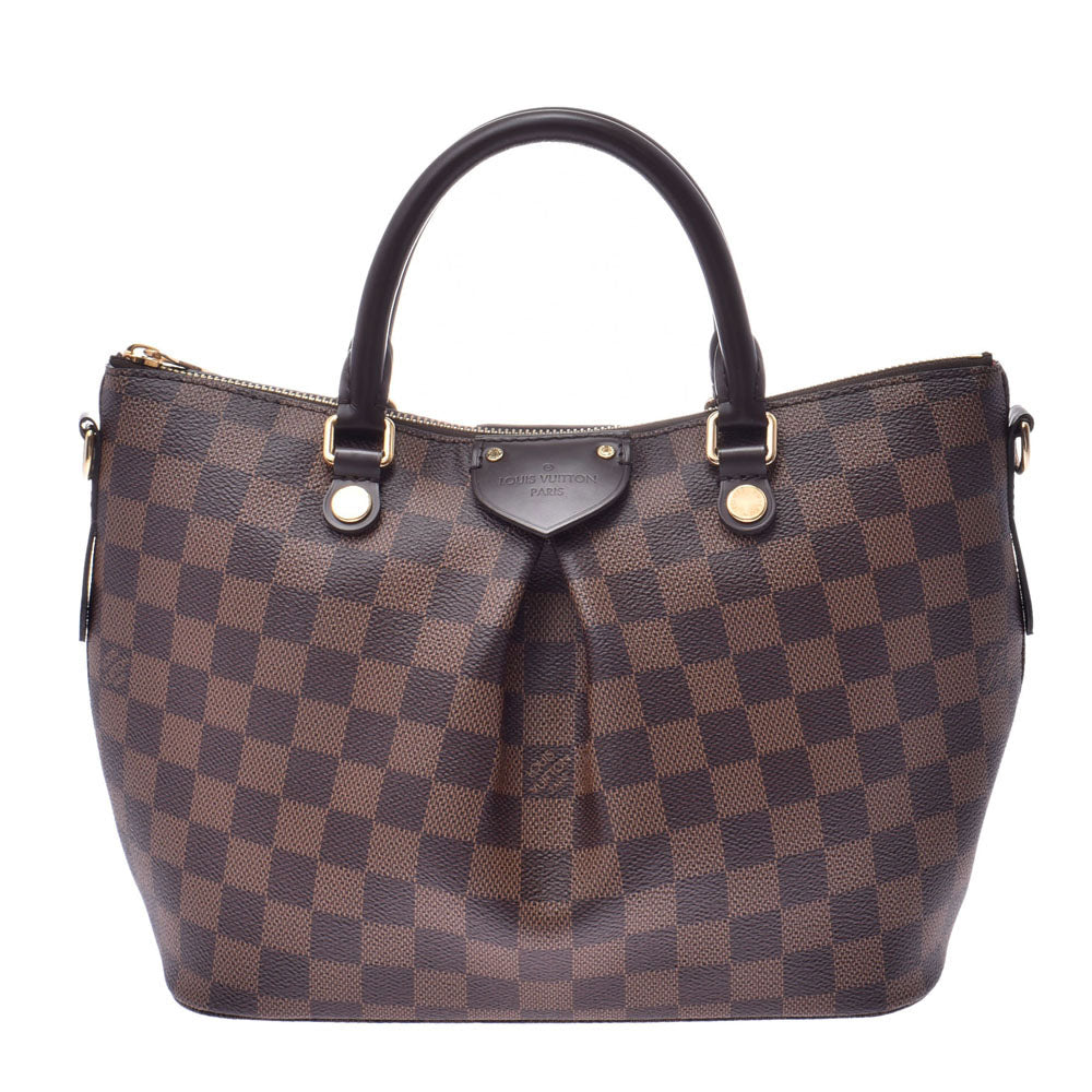 LOUIS VUITTON ルイヴィトンシエナPM  ダミエ ブラウン レディース ダミエキャンバス 2WAYバッグ N41545  中古