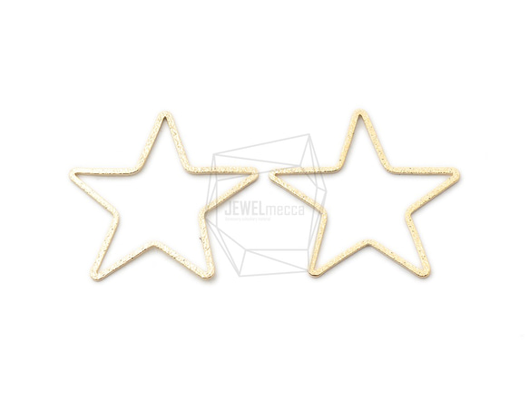 PDT-2366-G【4個入り】スターペンダント,Star Pendant