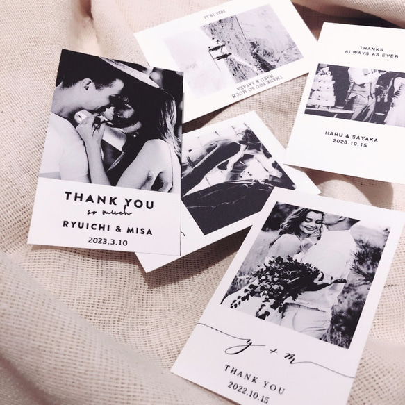 ｜Polaroid｜ THANK YOU カード／100部