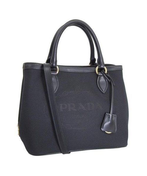 PRADA プラダ LOGO JACQUARD ショルダー バッグ 2WAY