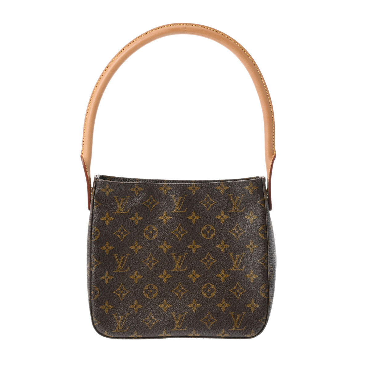 LOUIS VUITTON ルイヴィトン モノグラム ルーピング MM  ブラウン M51146 レディース モノグラムキャンバス セミショルダーバッグ ABランク 中古 