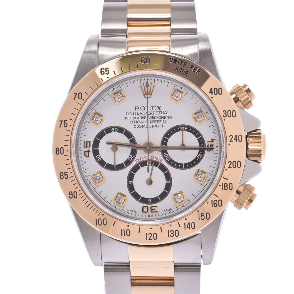 ROLEX ロレックス デイトナ 16523G メンズ YG/SS 腕時計 自動巻き 白文字盤 Aランク 中古 