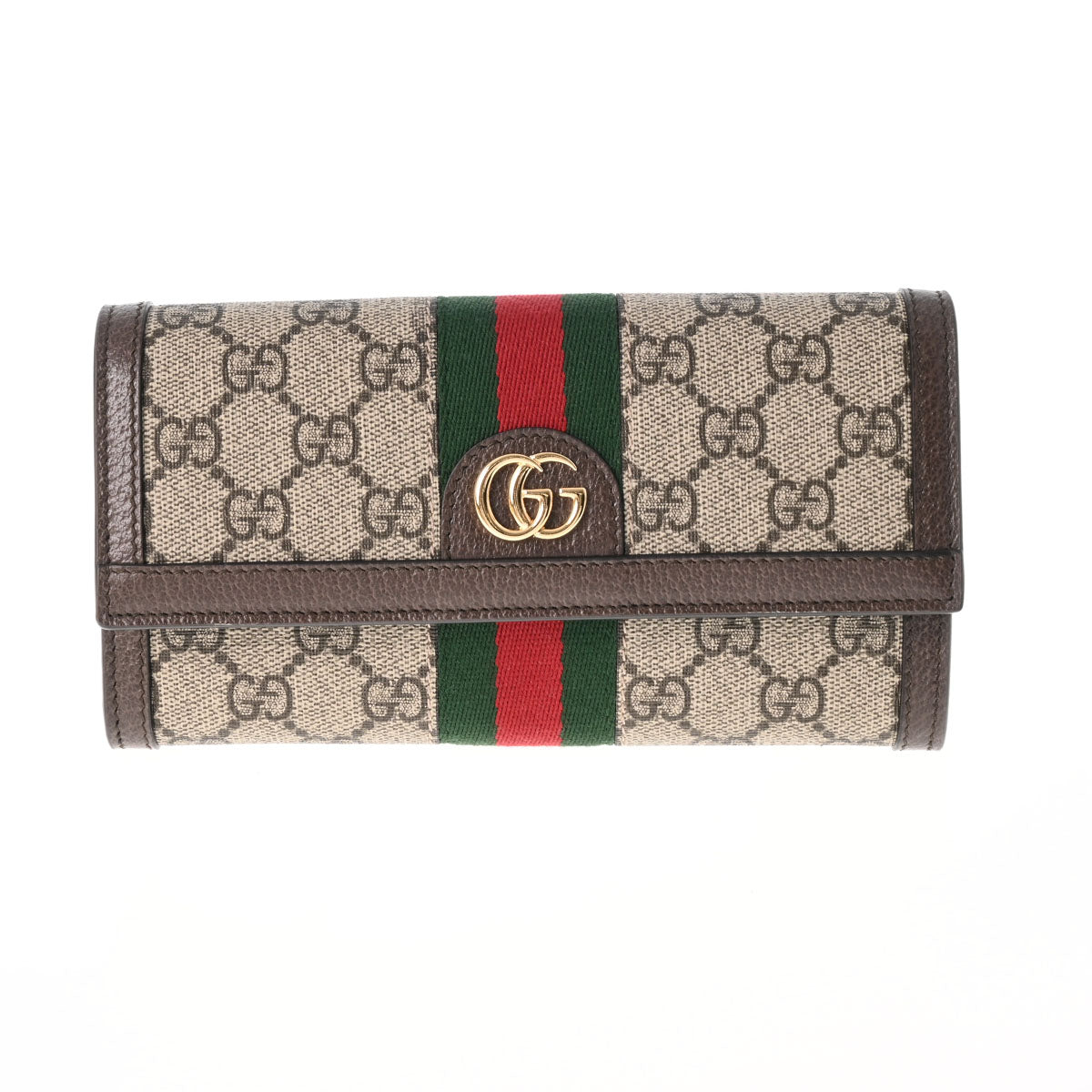 GUCCI グッチ オフディア GGコンチネンタル ウォレット ベージュ ゴールド金具 523153 レディース GGスプリームキャンバス 長財布 新品 