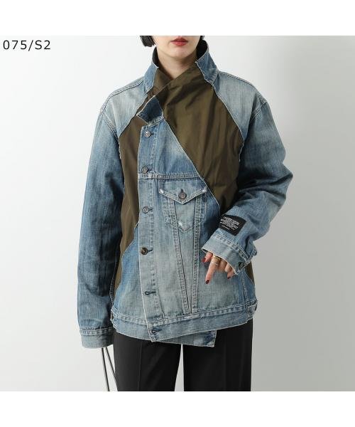 Lutz Huelle デニムジャケット SLANT DENIM JACKET 切替 ライン