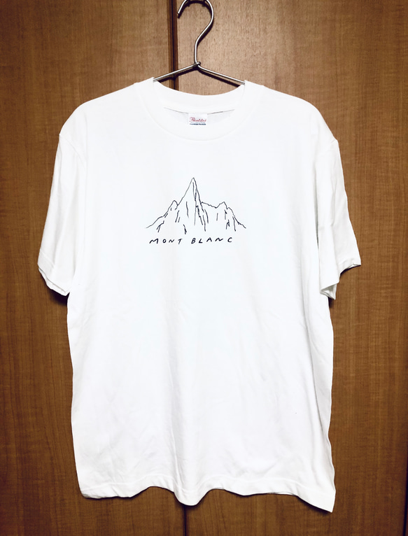 MONT BLANC 山 Tシャツ