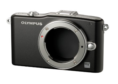 OLYMPUS ミラーレス一眼 PEN mini E-PM1 ボディ ブラック E-PM1 BODY BLK【中古品】