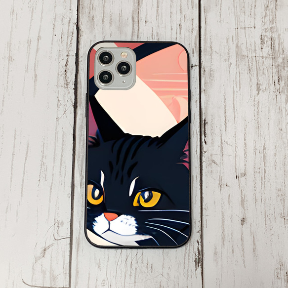 iphoneケース1-1-27 iphone 強化ガラス ねこ・猫・ネコ 箱4 かわいい アイフォン iface