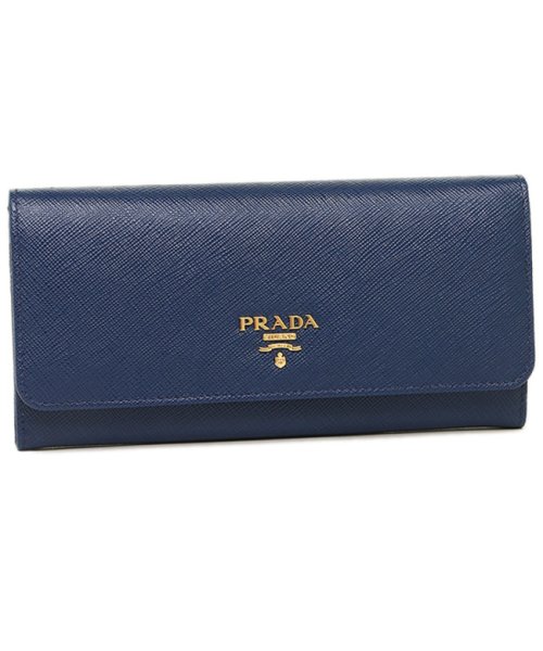 プラダ 財布 レディース PRADA 1MH132 QWA F0016 SAFFIANO METAL ORO PORTAFOGLIO 長財布 BLUETTE ブ