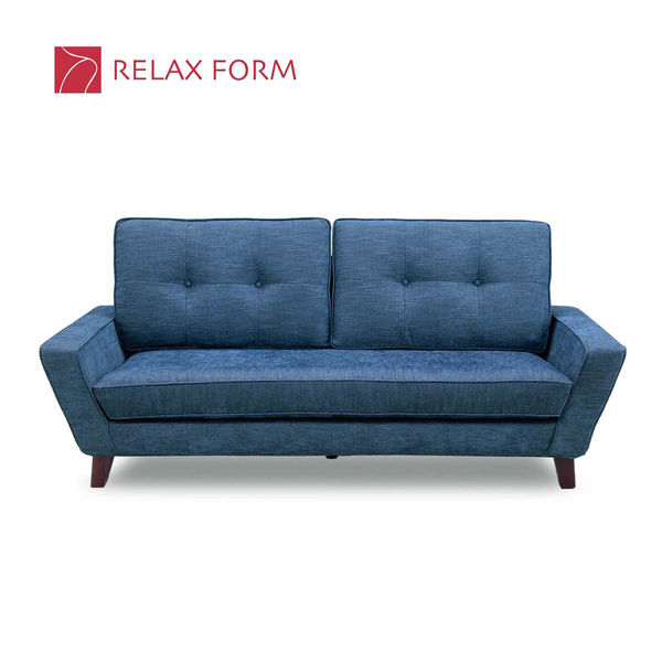 【車上渡し】RELAX FORM プール 3人掛ソファ オリエンタルブルー 1脚（直送品）