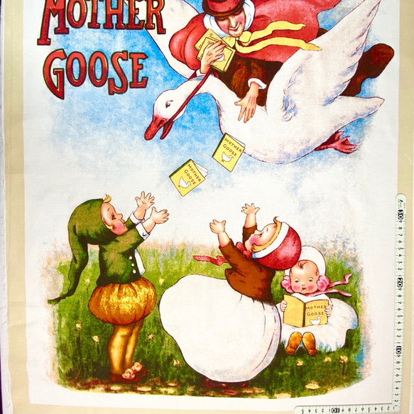 USAコットン  Mother Goose  マザーグースパネル　ヴィンテージ　RR1