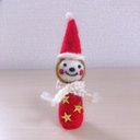 クリスマスもふもふちゃん（レッド）