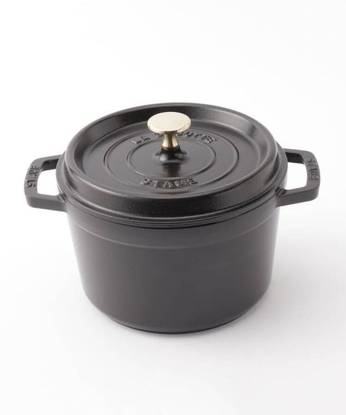 グランドココット ラウンド 20cm BK ＜STAUB ストウブ＞