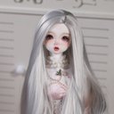 BJD 1/3 1/4  1/6人形 ドール用ウィッグ カツラ 耐熱 ハンドメイドzxww-343