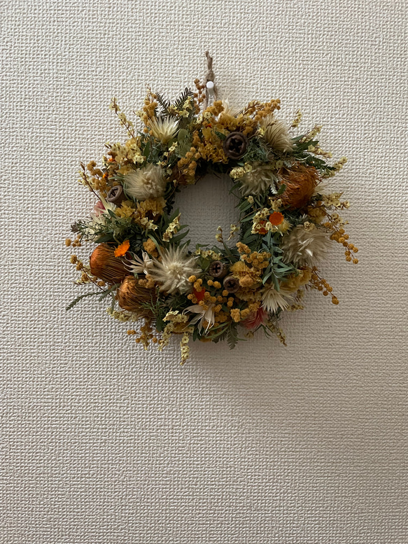 dried flower wreath ＊y.o＊ 受注制作