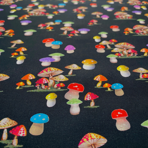 USAコットン　michael miller　マイケルミラー　KITSCHY MUSHROOMS