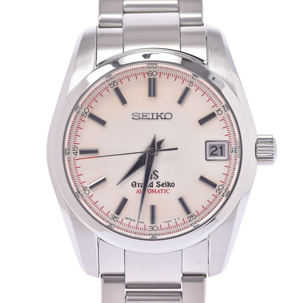 SEIKO セイコー グランドセイコー メカニカル SBGR071 メンズ SS 腕時計 自動巻き アイボリー文字盤 Aランク 中古 