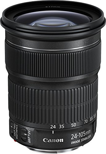 Canon 標準ズームレンズ EF24-105mm F3.5-.5.6 IS STM フルサイズ対応 EF24-105ISSTM【中古品】