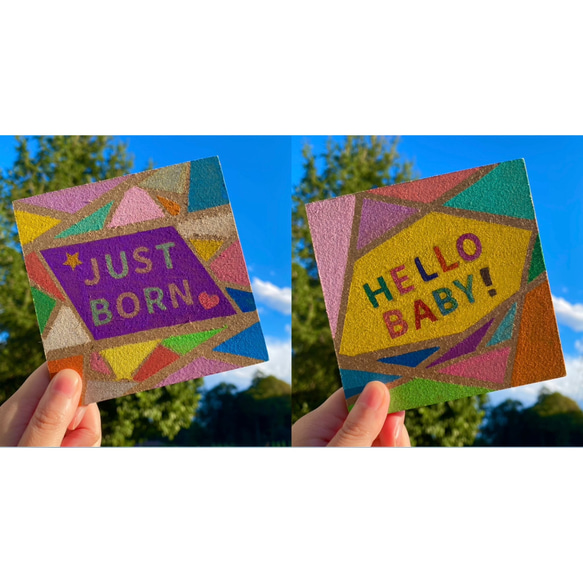 ［送料無料］2wayベビー・キッズレターバナー　JUST BORN/HELLO BABY　ベビー/出産準備