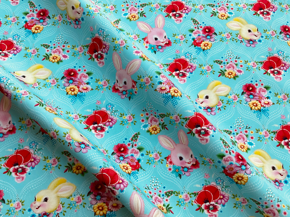 日本初上陸　第2弾　Fiona Hewitt Fabric “Happy Bannies”