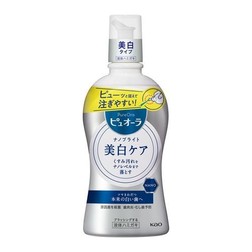 花王 薬用ピュオーラ ナノブライト 液体ハミガキ 400ml 【医薬部外品】