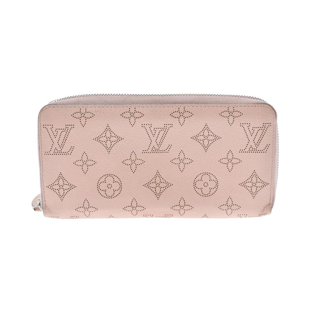 LOUIS VUITTON ルイヴィトン マヒナ ジッピーウォレット マグノリア（ピンク） M61868 レディース レザー 長財布 Bランク 中古 