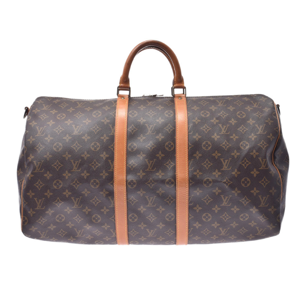 LOUIS VUITTON ルイヴィトン モノグラム キーポルバンドリエール55 ブラウン M41414 ユニセックス モノグラムキャンバス ボストンバッグ Bランク 中古 