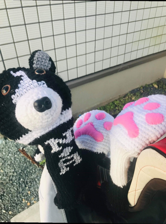 【受注販売】愛犬愛猫等そっくりニットゴルフクラブカバー,ドライバー用｢ペットと暮らす2021｣