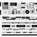 14巻 海外和紙テープ 漢字 中国語のテキスト マスキングテープ グーカテープ 装飾マステ 海外 ステッカー スマホ用 和紙膠帶 コラージュ